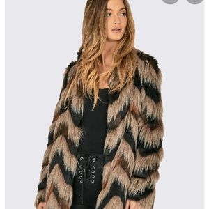 Amuse Society Faux Fur Jacket